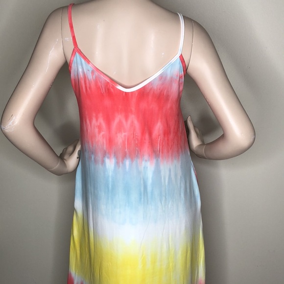 Rainbow Stripe midi Dress - Picture 13 of 14